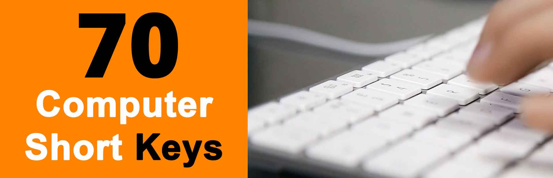 Computer Shortcut Keys Improve Productivity
